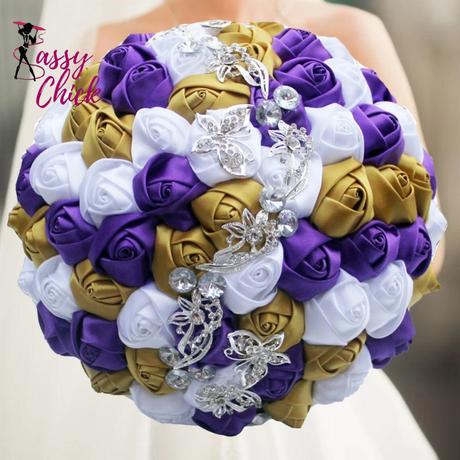 Luxury Rhinestone Handmade Flowers Bouquet Sassy Chick