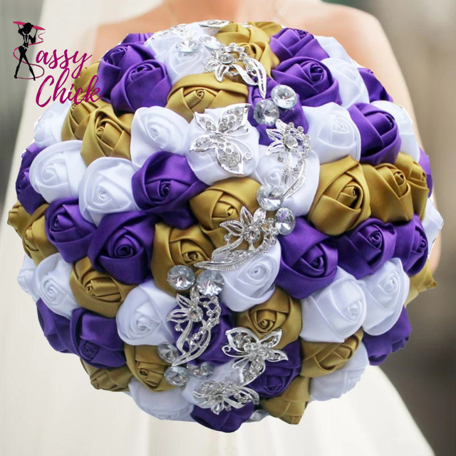 Luxury Rhinestone Handmade Flowers Bouquet Sassy Chick