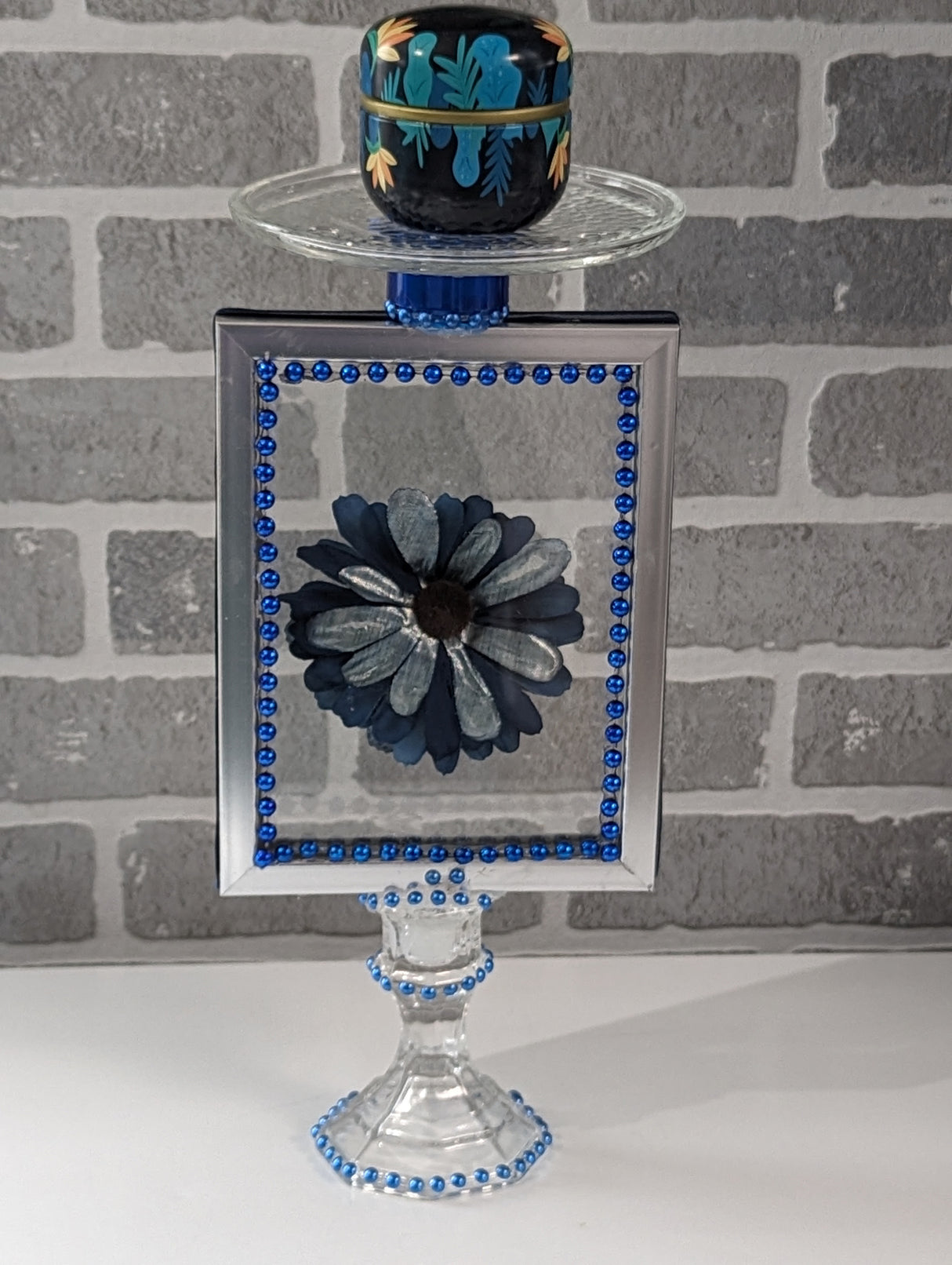 Glass Candle Holder