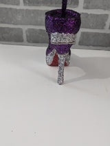 Purple Stiletto Heel Tumbler Cup