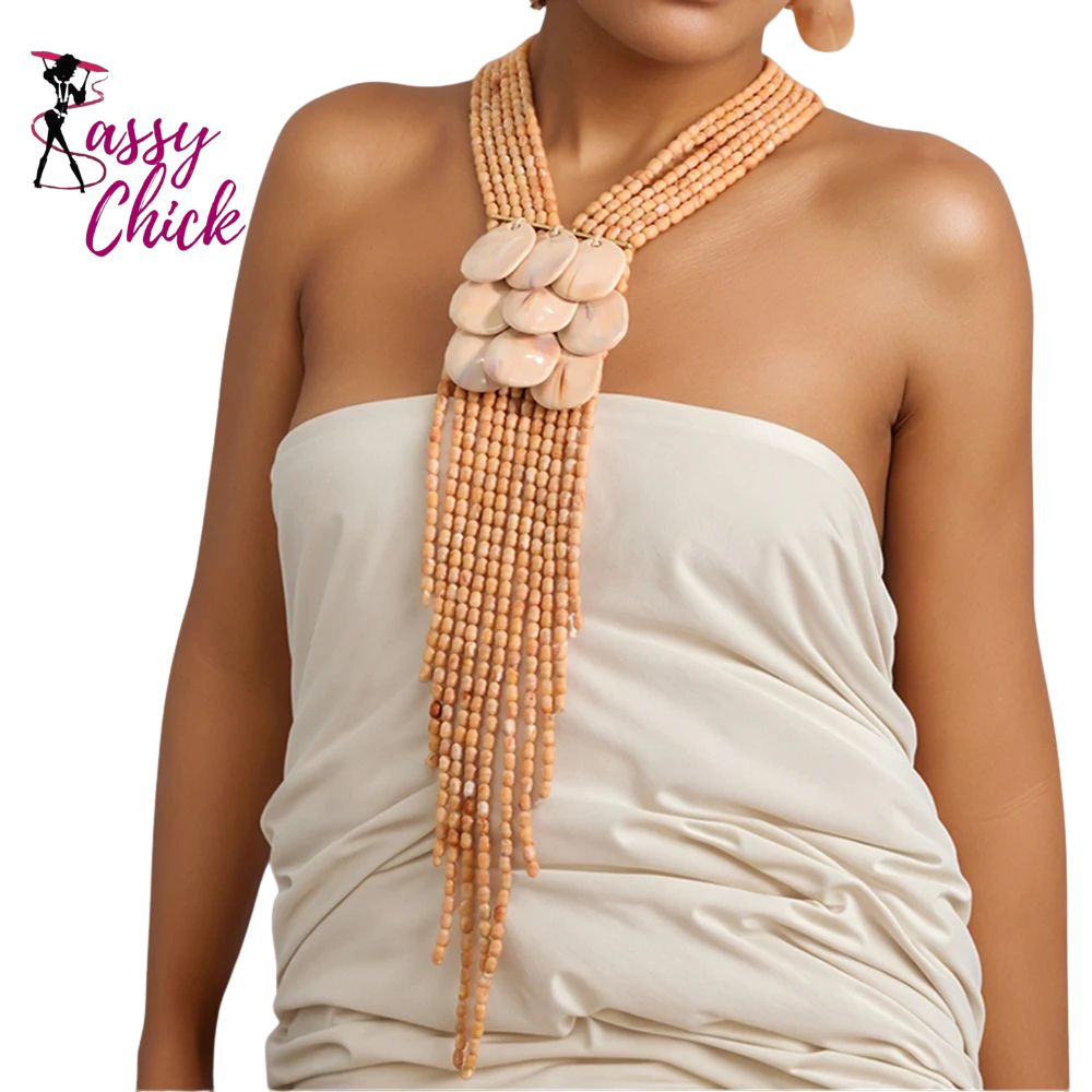 Multi-layered Handmade Tassel Necklace SAssy Chick