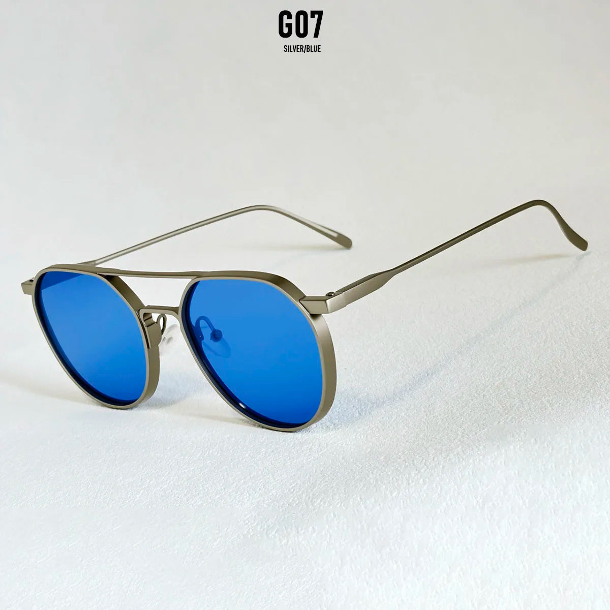Oval vintage sunglasses for men with UV400 protection