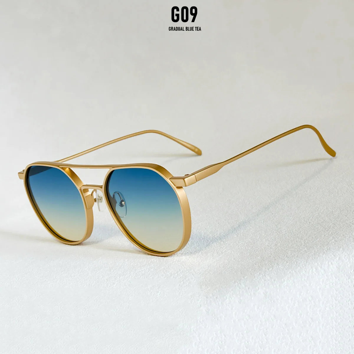 Oval vintage sunglasses for men with UV400 protection
