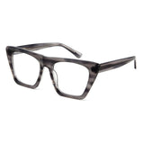 Women's oversized cat eye acetate optical glasses frame