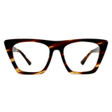 Women's oversized cat eye acetate optical glasses frame