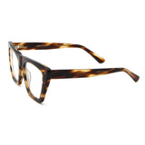 Women's oversized cat eye acetate optical glasses frame