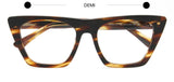 Women's oversized cat eye acetate optical glasses frame