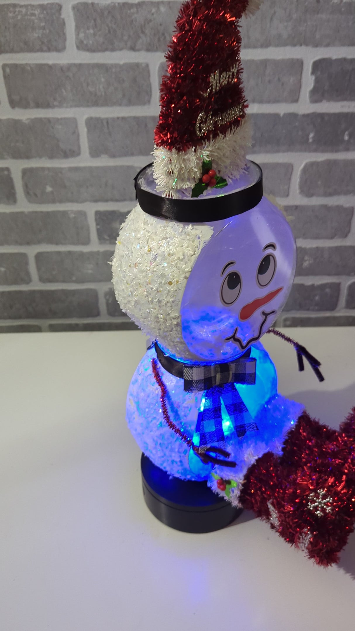 Custom Hand Crafted Snowman