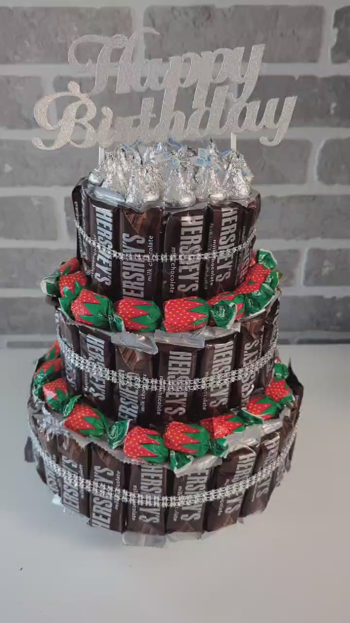 Custom Hershey's Candy Cake