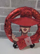 Handmade Lady Red Wreath Home Decor