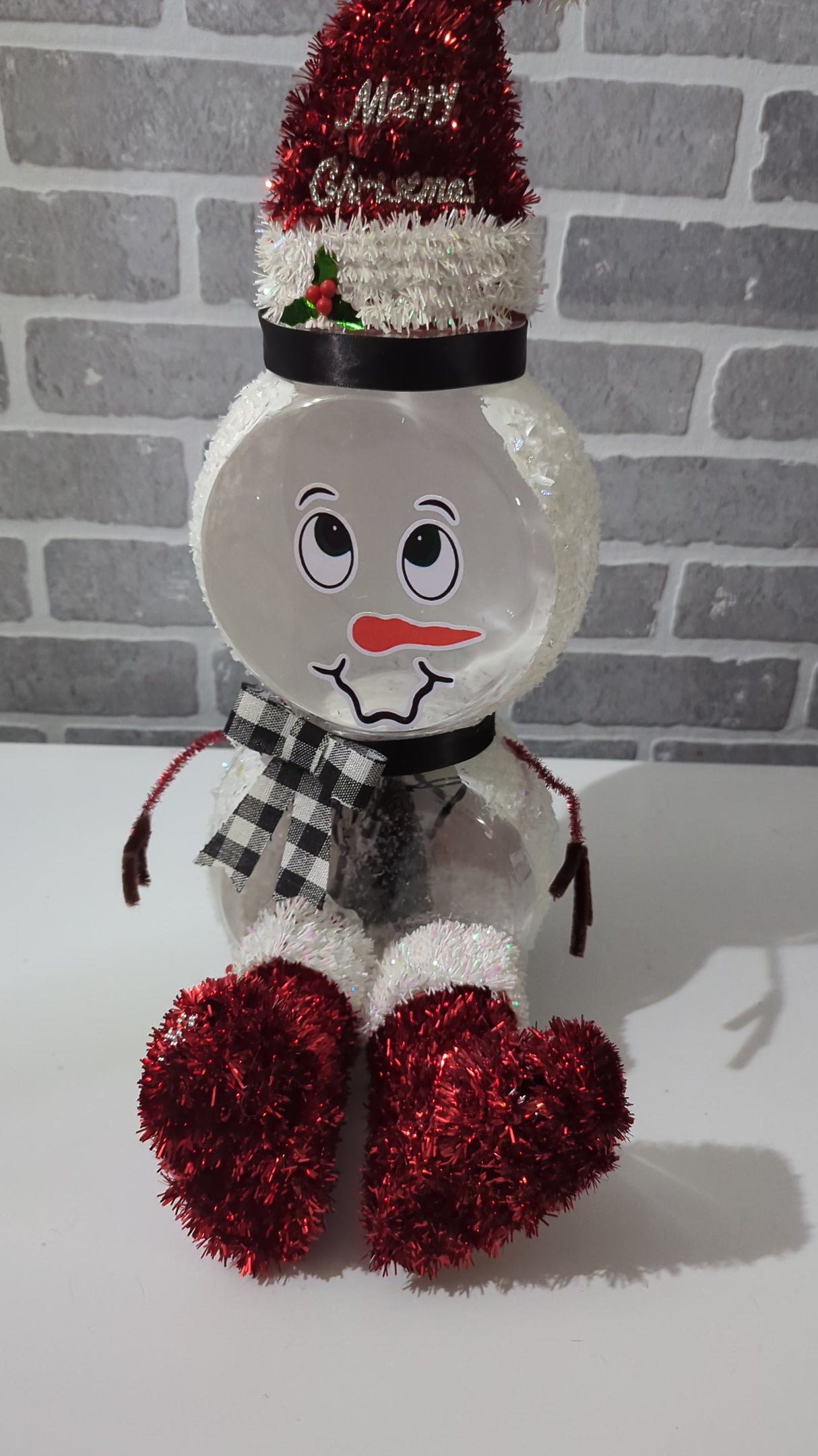 Custom Hand Crafted Snowman