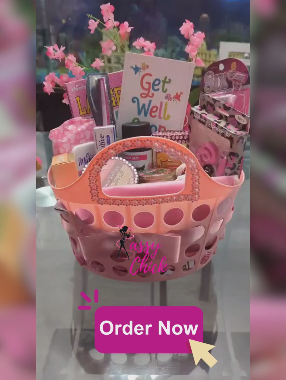 Pink Recovery Basket