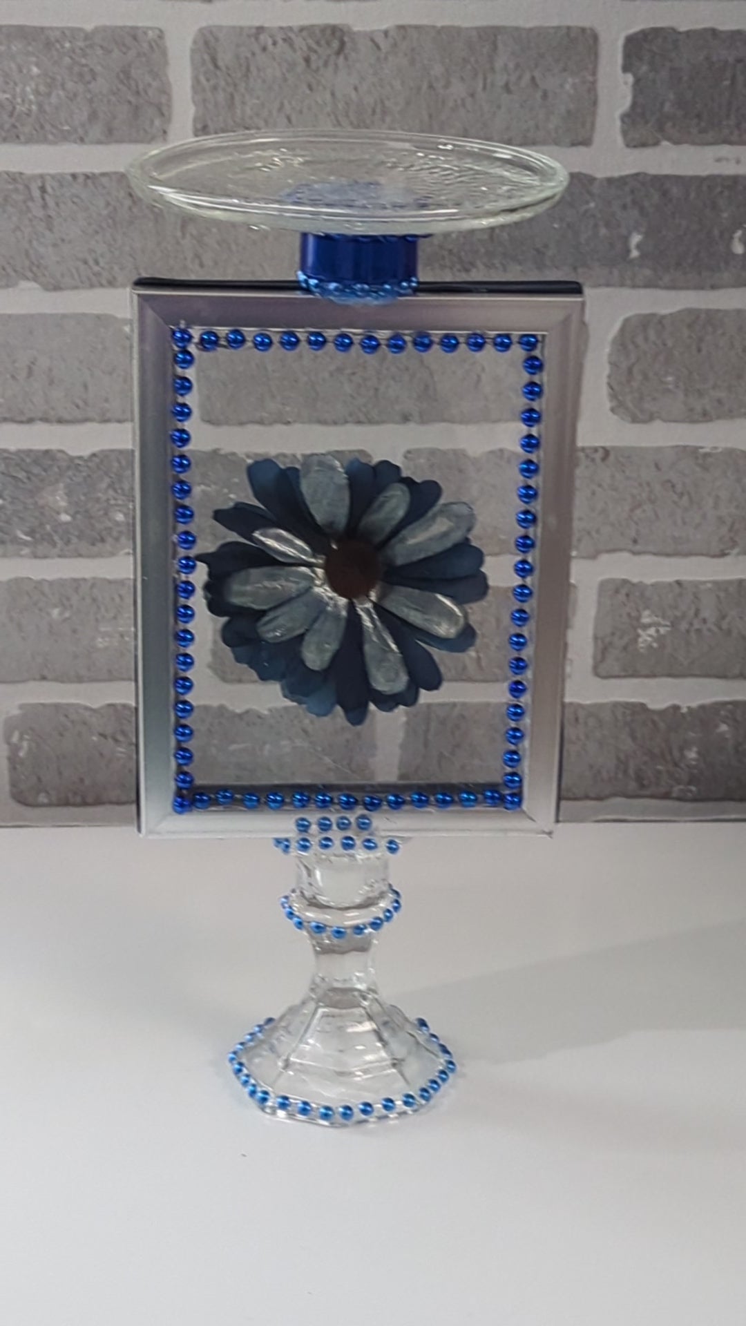 Glass Candle Holder