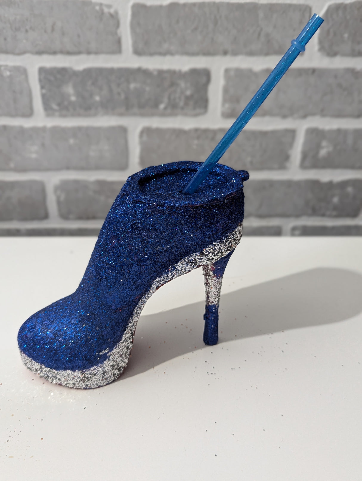 Blue Custom Stiletto Heel Tumbler Cup