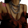 Punk Cuban Link Necklace Set Sassy Chick
