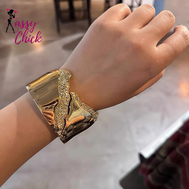 Crystal Cuff Bracelet Sassy Chick