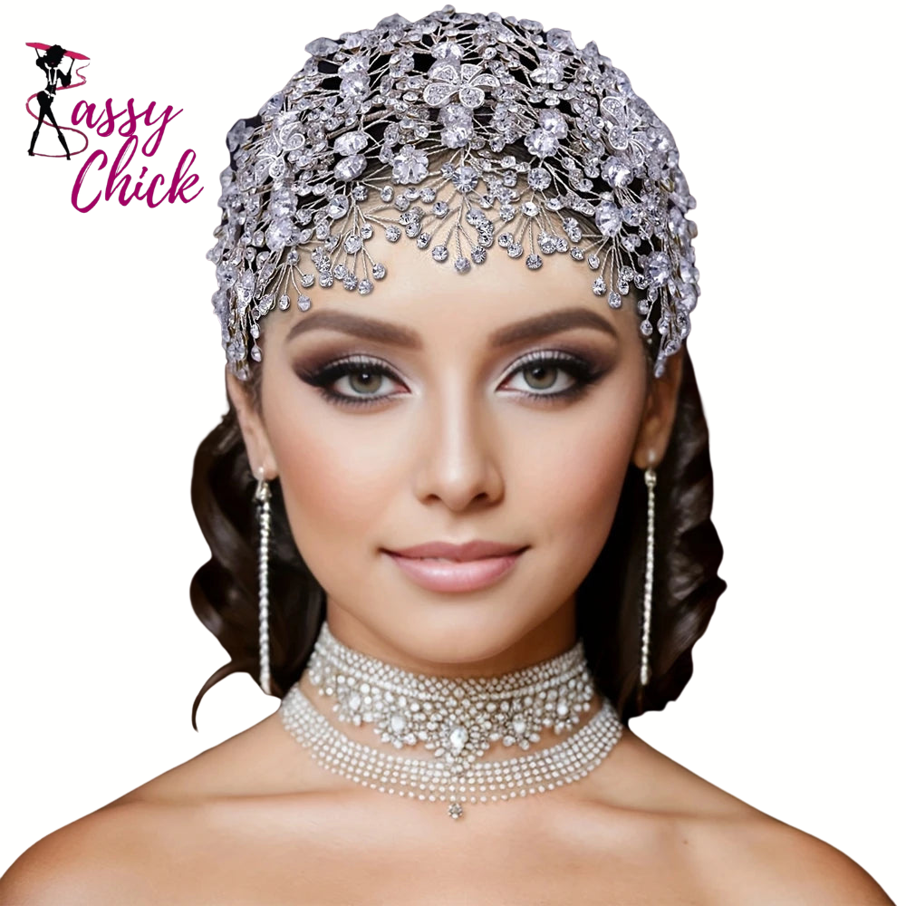 Rhinestone Tiara and Headdress Wedding Hair Accessories Sassy Chick