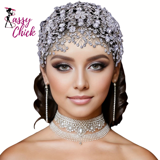 Rhinestone Tiara and Headdress Wedding Hair Accessories Sassy Chick