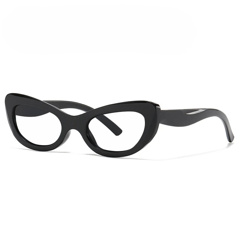 Small cat eye reading glasses with blue light blocking lenses for women