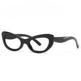 Small cat eye reading glasses with blue light blocking lenses for women