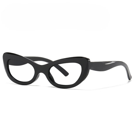 Small cat eye reading glasses with blue light blocking lenses for women