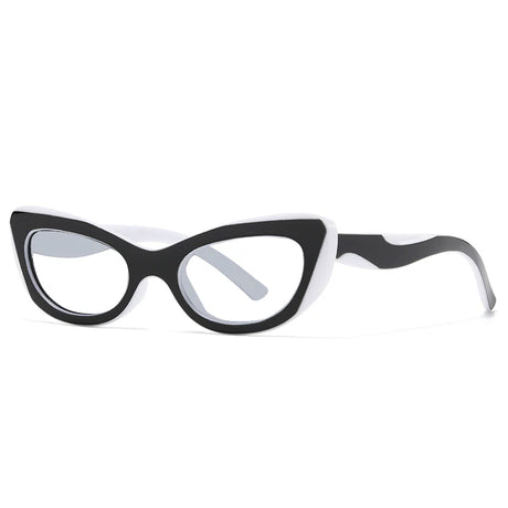 Small cat eye reading glasses with blue light blocking lenses for women