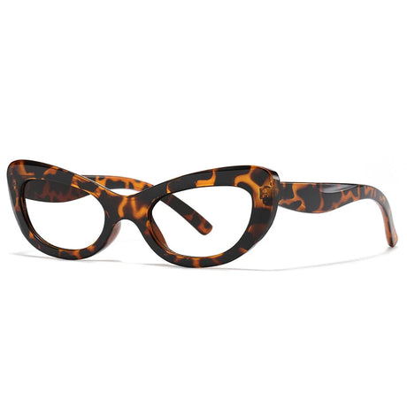 Small cat eye reading glasses with blue light blocking lenses for women