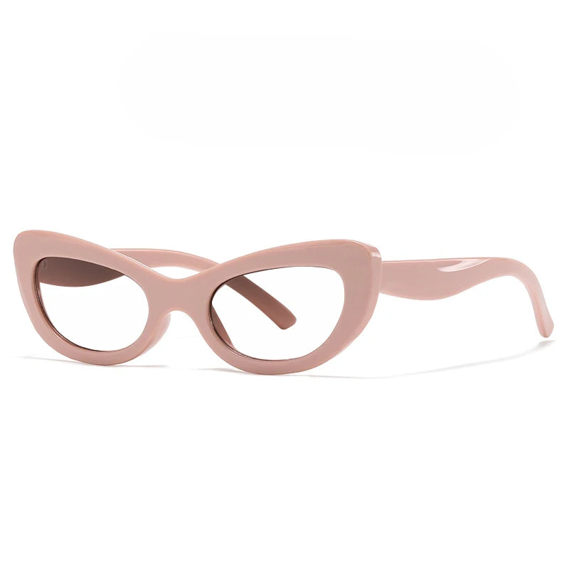 Small cat eye reading glasses with blue light blocking lenses for women
