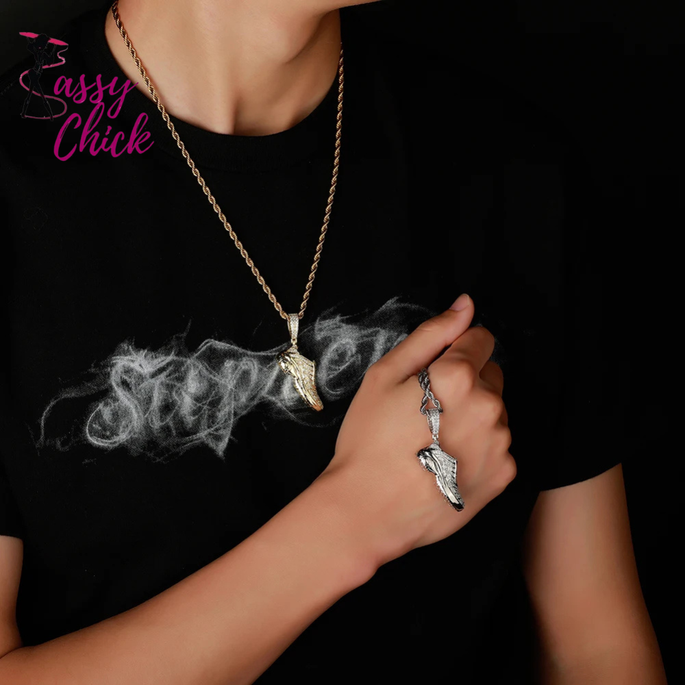 Crystal Zircon Pendant Necklace Saasy Chick