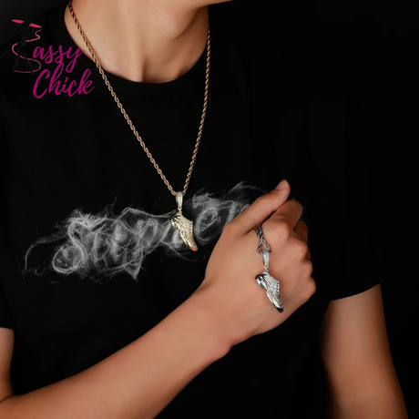 Crystal Zircon Pendant Necklace Saasy Chick