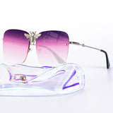 Square metal retro sunglasses with UV400 protection and luxury-inspired frame for men and women.