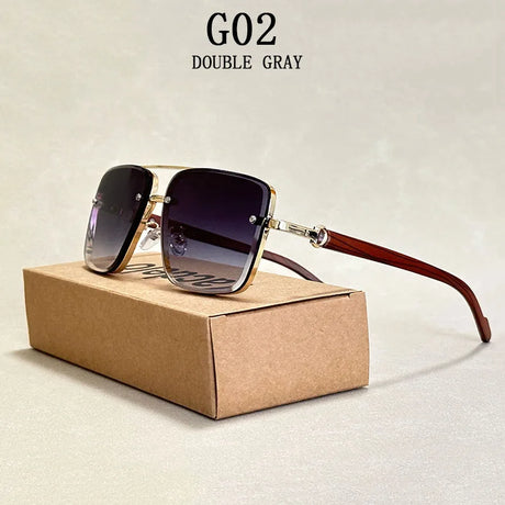 Square vintage sunglasses for men and women