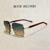 Square vintage sunglasses for men and women
