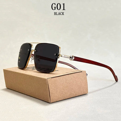 Square vintage sunglasses for men and women