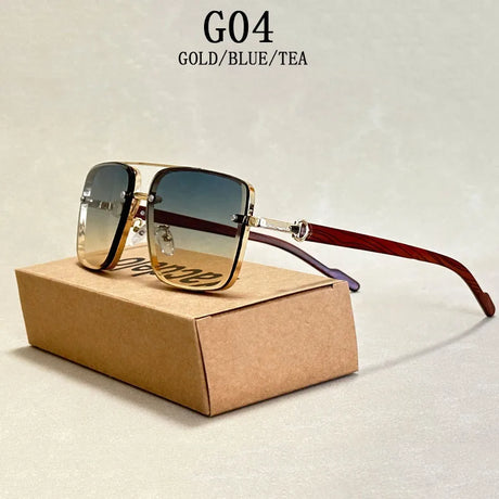 Square vintage sunglasses for men and women