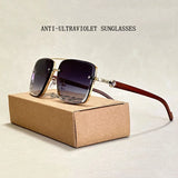 Square vintage sunglasses for men and women