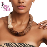 Statement Beads Necklace Retro Style Handmade Sassy Chick
