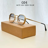 Steampunk square sunglasses for men vintage fashion glasses