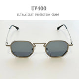 Steampunk square sunglasses for men vintage fashion glasses