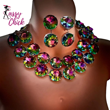 Stonefans Double Layer Necklace Sassy Chick