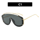 Stylish Gradient Sunglasses for Women & Men – Futuristic Outdoor Eyewear