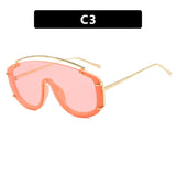 Stylish Gradient Sunglasses for Women & Men – Futuristic Outdoor Eyewear