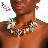Trendy Beach Bohemian Statement Beads Hearts Party Jewelry