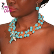 Trendy Vintage Statement Beads Necklace Sassy Chick