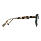 Women’s vintage multicolor cat eye glasses with acetate frame and clear lenses
