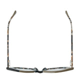 Women’s vintage multicolor cat eye glasses with acetate frame and clear lenses