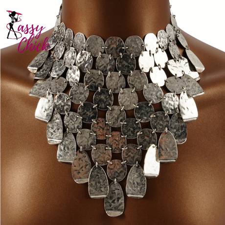 Irregular Circular Necklace Sassy Chick