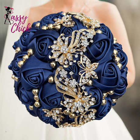 Wedding Decoration Bridal Holding Flowers Bouquet Sassy Chick