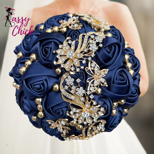 Wedding Decoration Bridal Holding Flowers Bouquet Sassy Chick