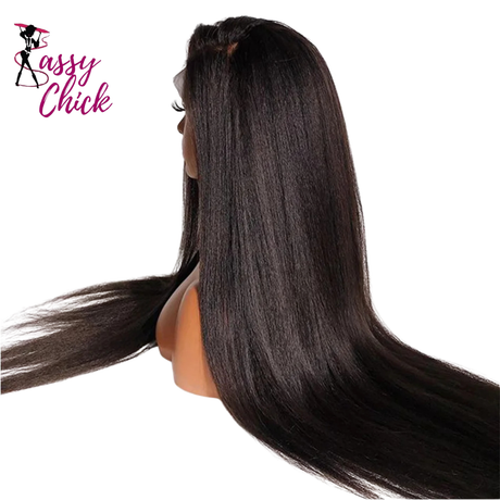 Yaki Straight Human Hair Wig Sassy Chick